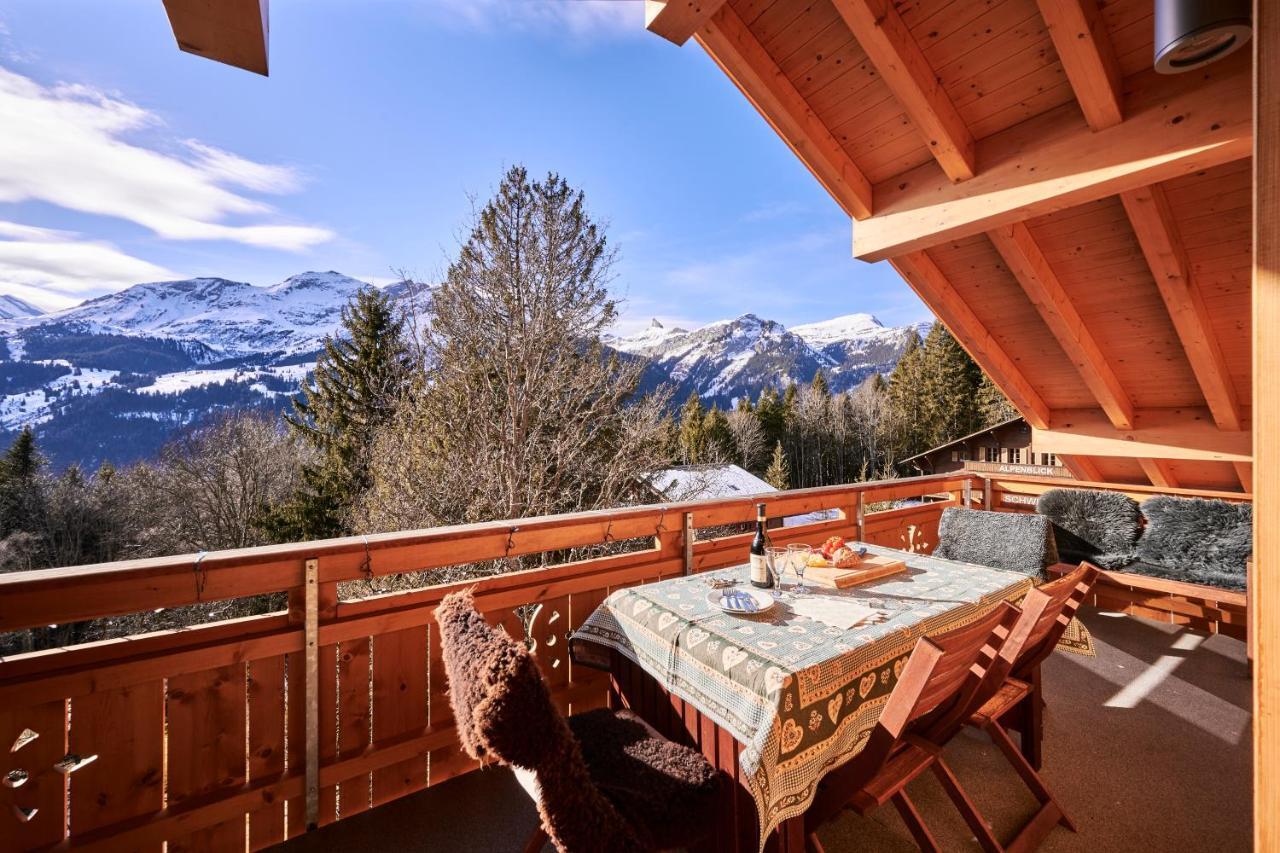 Chalet Bergfrieden Penthouse Wengen Kültér fotó