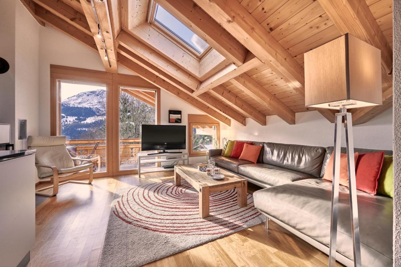 Chalet Bergfrieden Penthouse Wengen Kültér fotó