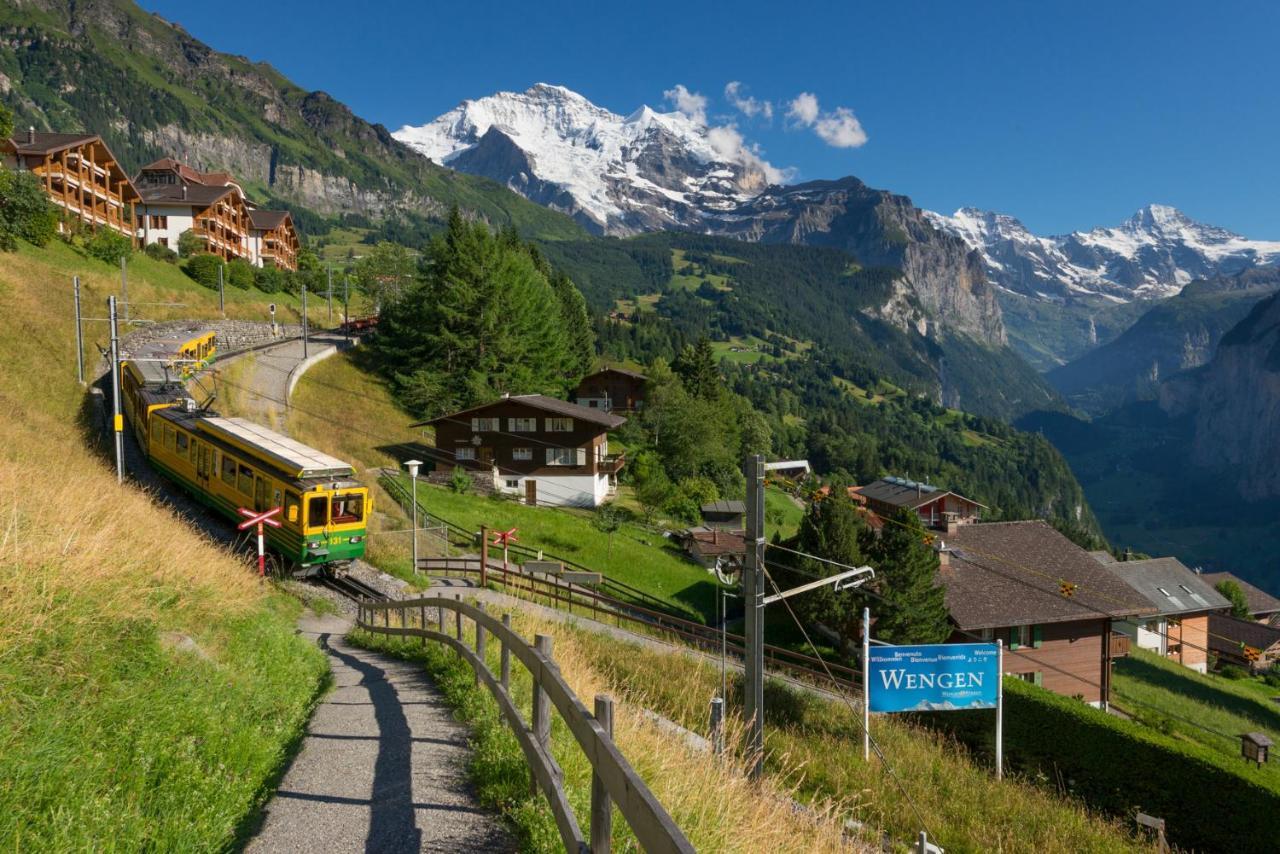 Chalet Bergfrieden Penthouse Wengen Kültér fotó