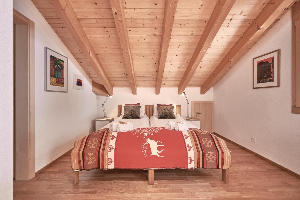 Chalet Bergfrieden Penthouse Wengen Kültér fotó