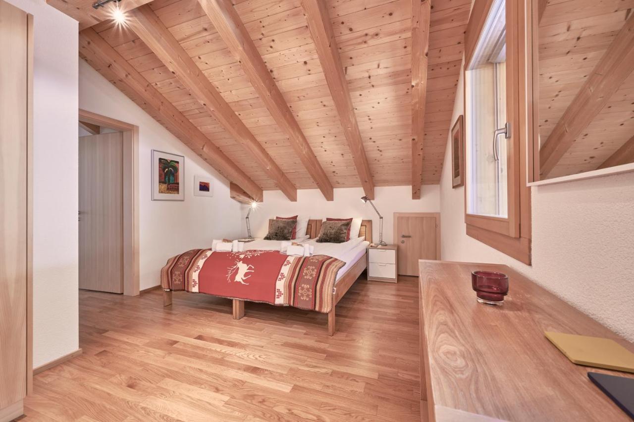 Chalet Bergfrieden Penthouse Wengen Kültér fotó
