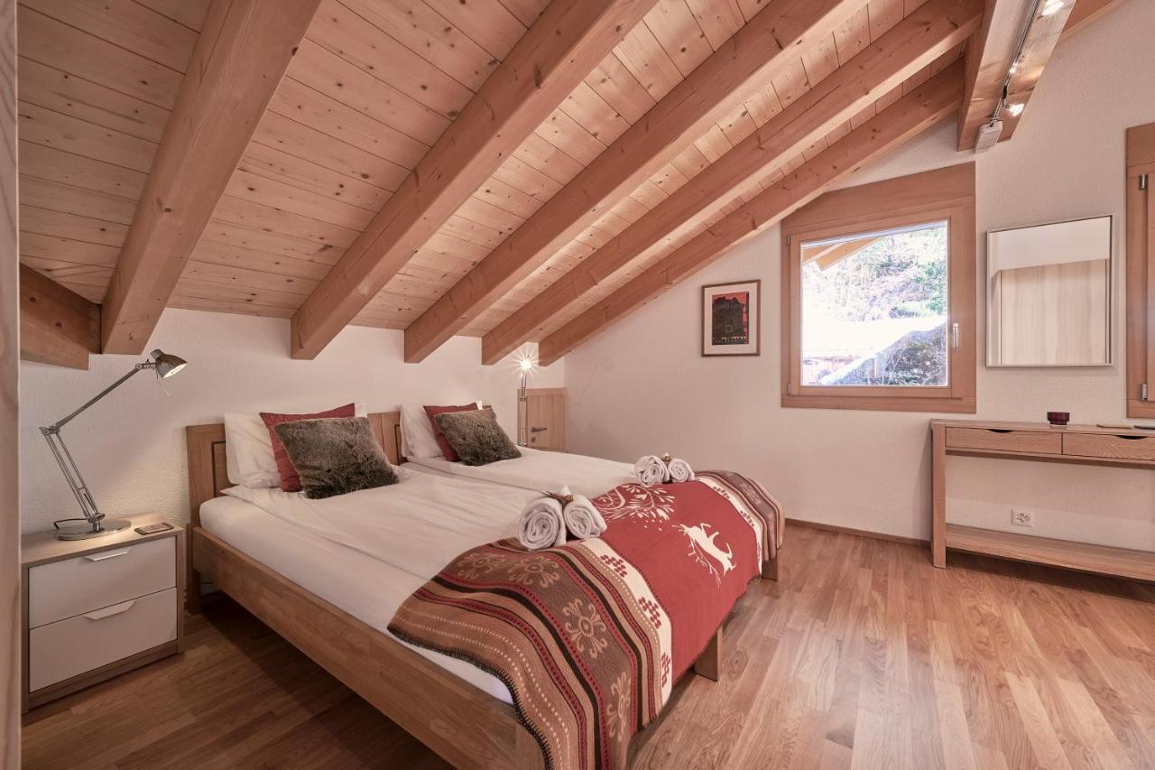 Chalet Bergfrieden Penthouse Wengen Kültér fotó